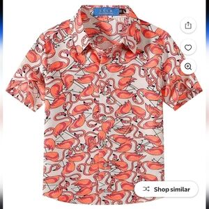 SSLR Flamingo Print Shirt